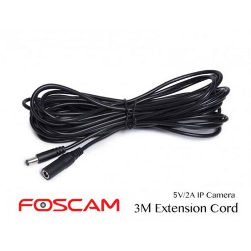Foscam - 5V EXT CABLE 3M Black